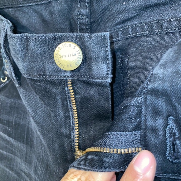 Current/Elliott vintage Black Studded Skinny Jeans - Picture 4 of 10